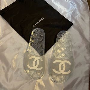 Chanel Clear Slippers